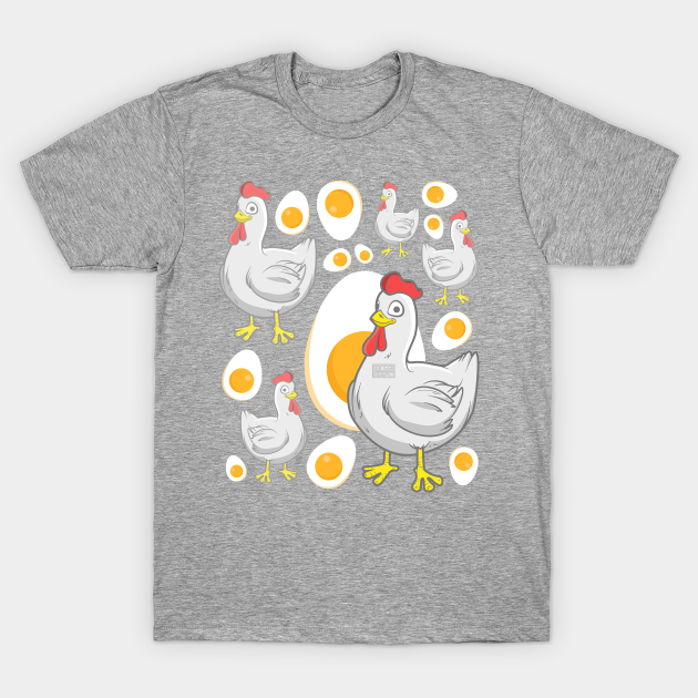 Funny Chick Hen Chicken Egg Yolk Farm Animal Farming - Roseanne Chicken - T-Shirt | TeePublic